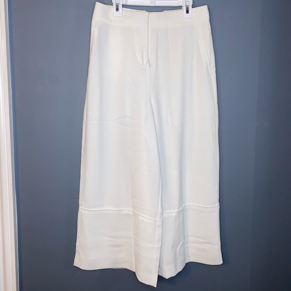 Jason Wu Cream/White Dress Pants/Trousers Capris | Women’s Size US 6 - Picture 2 of 12